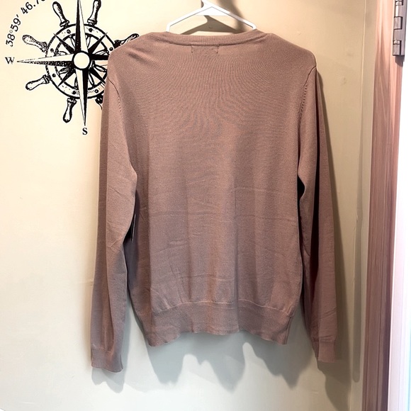 New with tags tan botton up sweater. Excellent condition. Size medium. - Picture 2 of 2